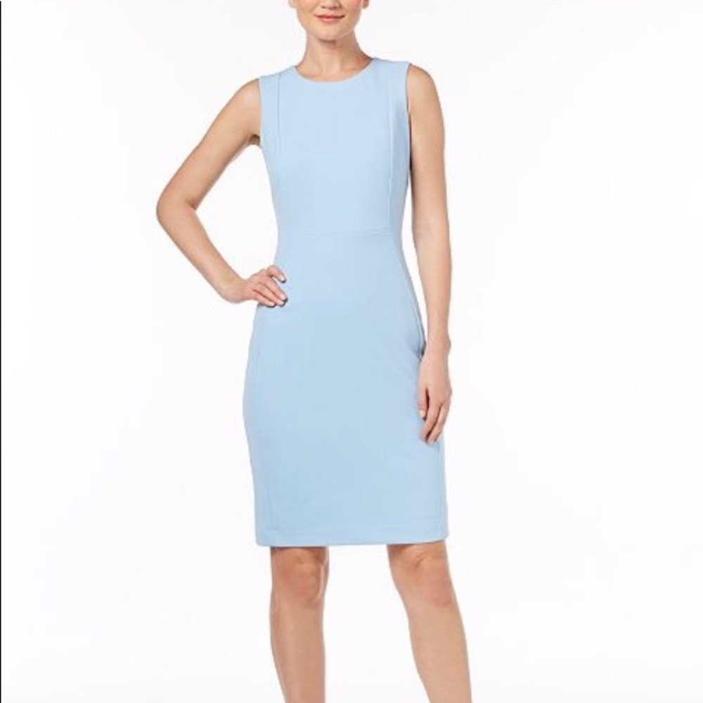 Blue Calvin Kline sheath dress